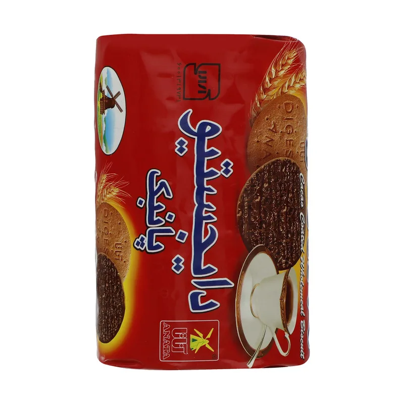 بیسکویت دایجستیو پانبک شکلاتی آتنا