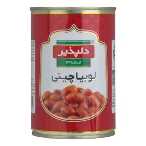کنسرو لوبیا چیتی ۴۲۰ گ دلپذیر