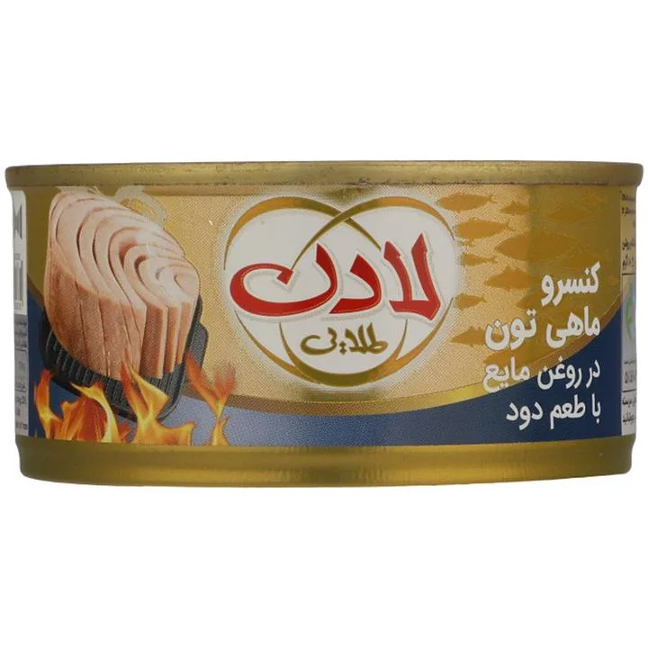 کنسرو ماهی دودی ۱۸۰ لادن طلایی